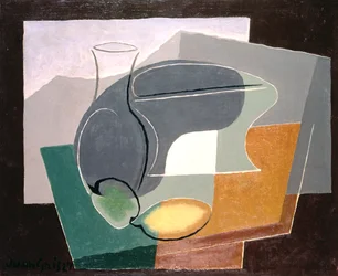 Plat de fruits et carafe, 1927